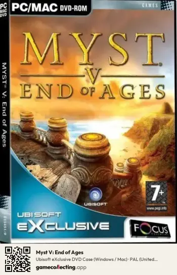 Myst V: End of Ages Computer, United Kingdom box front