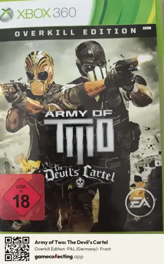 Army of Two: The Devil's Cartel Xbox 360, Germany box front