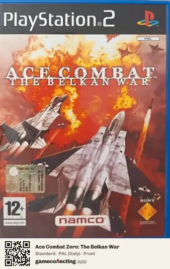Ace Combat Zero: The Belkan War PlayStation 2, Italy box front
