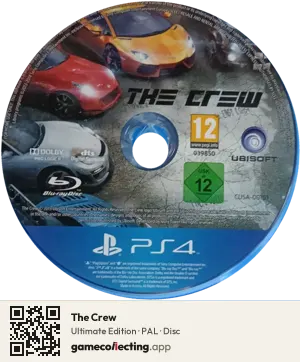 The Crew PlayStation 4, PAL disc