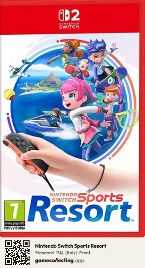 Nintendo Switch Sports Resort Nintendo Switch 2, Italy box front