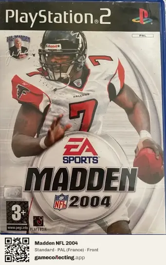 Madden NFL 2004 PlayStation 2, France box front
