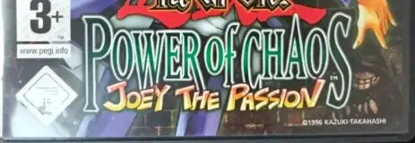 Yu-Gi-Oh! Power of Chaos: Joey the Passion, the PEGI square on its front