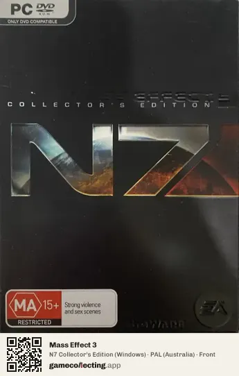 Mass Effect 3 Computer, Australia box front