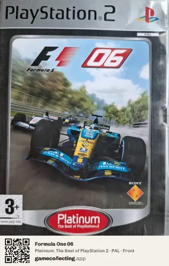 Formula One 06 PlayStation 2, PAL box front