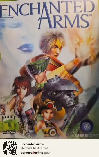 Enchanted Arms Xbox 360, NTSC box front