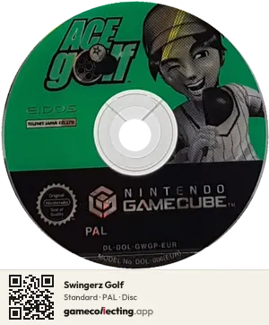 Swingerz Golf Nintendo GameCube, PAL disc