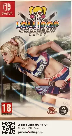 Lollipop Chainsaw RePOP Nintendo Switch, PAL box front