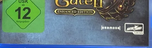 Baldur's Gate and Baldur's Gate II: Enhanced Editions, the USK square on its front