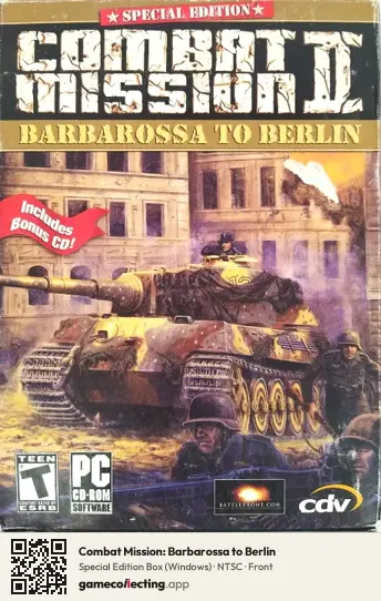 Combat Mission: Barbarossa to Berlin Computer, NTSC box front