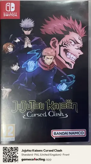 Jujutsu Kaisen: Cursed Clash Nintendo Switch, United Kingdom box front