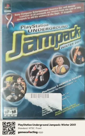 PlayStation Underground Jampack: Winter 2001 PlayStation 2, NTSC box front