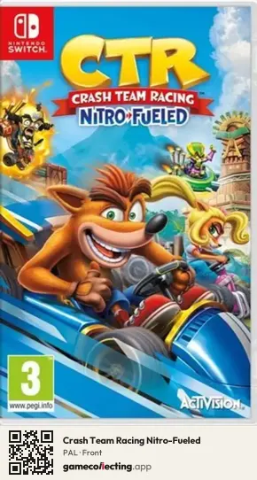 Crash Team Racing Nitro-Fueled Nintendo Switch, PAL box front