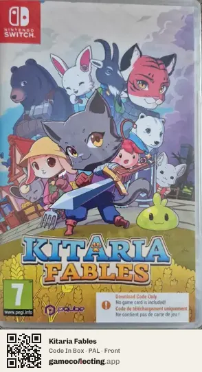Kitaria Fables Nintendo Switch, PAL box front