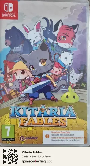 Kitaria Fables Nintendo Switch, PAL box front