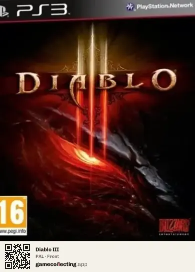 Diablo III PlayStation 3, PAL box front