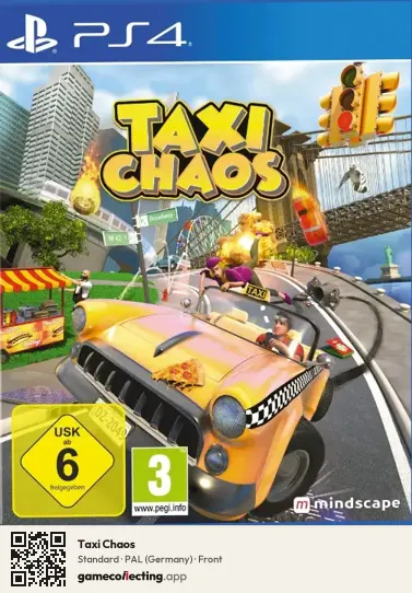 Taxi Chaos PlayStation 4, Germany box front