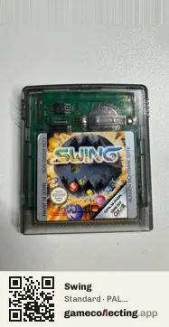 Swing Game Boy Color, PAL cartridge label