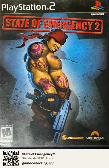 State of Emergency 2 PlayStation 2, NTSC box front