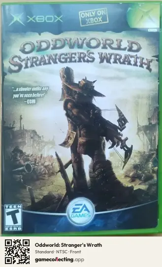 Oddworld: Stranger's Wrath Xbox, NTSC box front