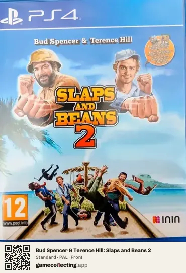 Bud Spencer & Terence Hill: Slaps and Beans 2 PlayStation 4, PAL box front