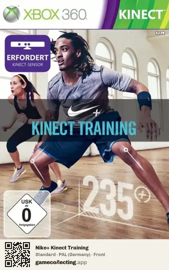 Nike+ Kinect Training Xbox 360, Germany box front
