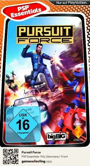 Pursuit Force PlayStation Portable, Germany box front