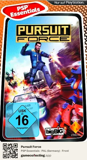 Pursuit Force PlayStation Portable, Germany box front