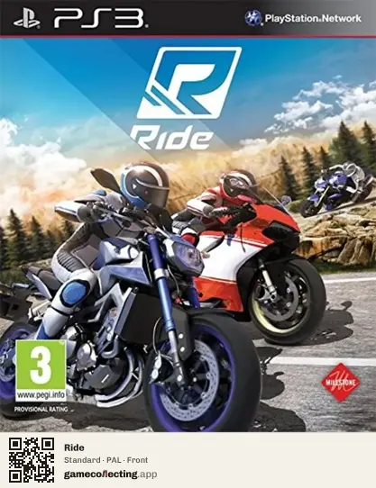 Ride PlayStation 3, PAL box front