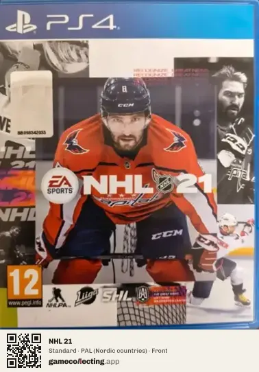 NHL 21 PlayStation 4, Nordic countries box front
