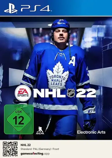 NHL 22 PlayStation 4, Germany box front