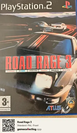 Road Rage 3 PlayStation 2, PAL box front
