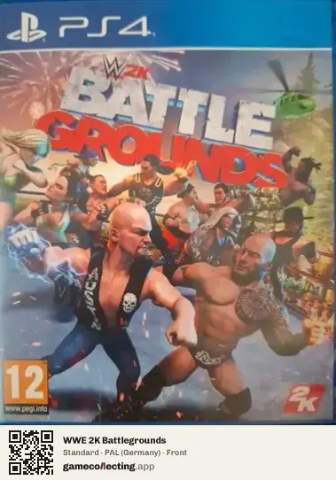 WWE 2K Battlegrounds PlayStation 4, Germany box front