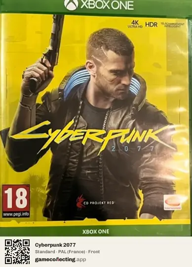 Cyberpunk 2077 Xbox One, France box front