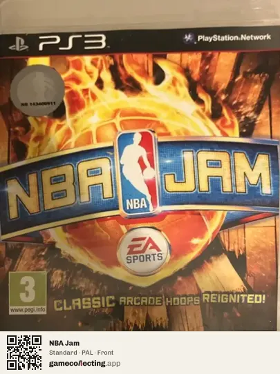 NBA Jam PlayStation 3, PAL box front