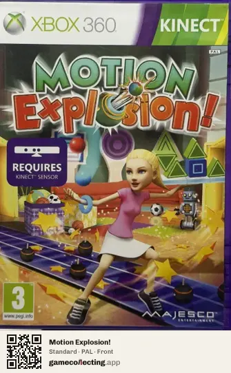Motion Explosion! Xbox 360, PAL box front