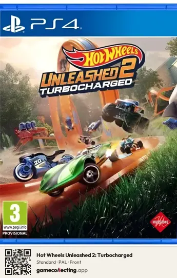 Hot Wheels Unleashed 2: Turbocharged PlayStation 4, PAL box front