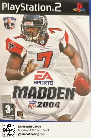 Madden NFL 2004 PlayStation 2, Italy box front