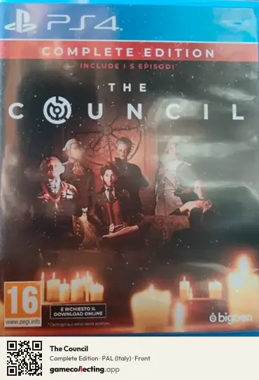The Council PlayStation 4, Italy box front