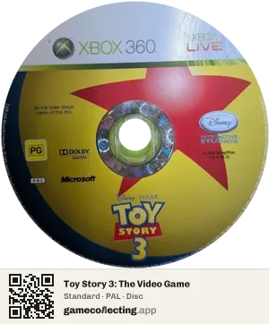 Toy Story 3: The Video Game Xbox 360, PAL disc