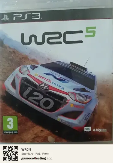 WRC 5 PlayStation 3, PAL box front
