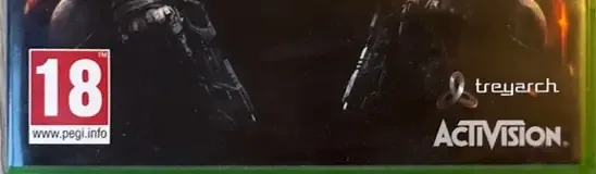 Call of Duty: Black Ops III, the PEGI square on its front