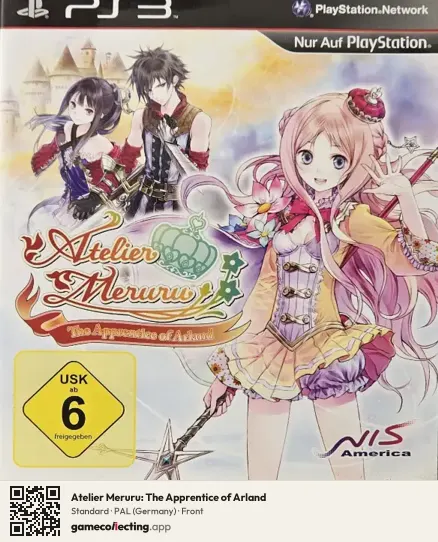 Atelier Meruru: The Apprentice of Arland PlayStation 3, Germany box front