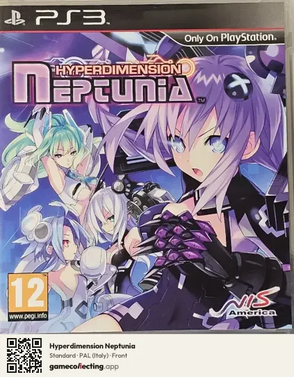 Hyperdimension Neptunia PlayStation 3, Italy box front