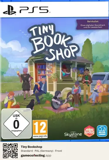 Tiny Bookshop PlayStation 5, Germany box front