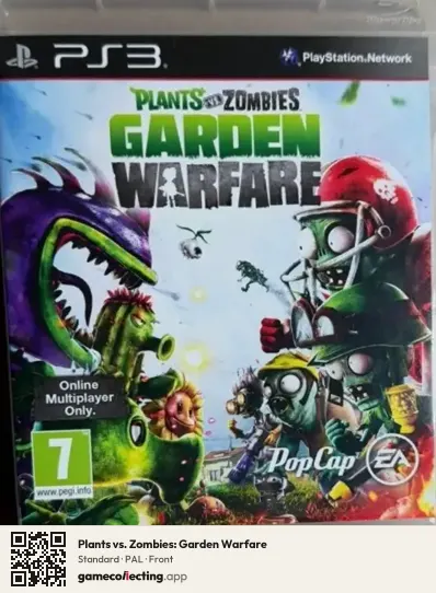 Plants vs. Zombies: Garden Warfare PlayStation 3, PAL box front