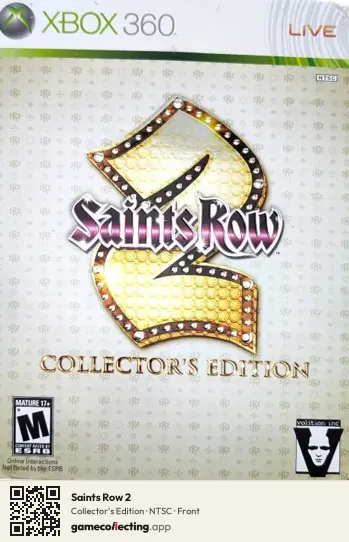 Saints Row 2 Xbox 360, NTSC box front