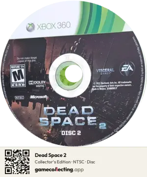 Dead Space 2 Xbox 360, NTSC disc