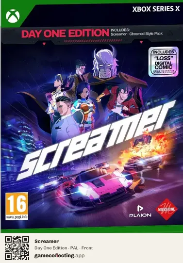 Screamer Xbox Series X, PAL box front