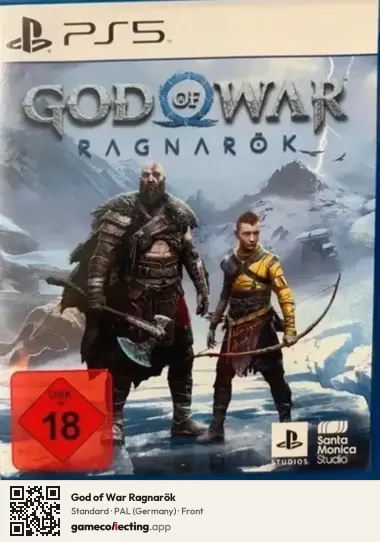 God of War Ragnarök PlayStation 5, Germany box front